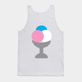 Transgender LGBT Pride Ice Cream Scoops Tank Top